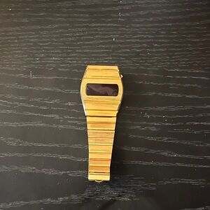 VINTAGE 70s Marcel Gold Digital Watch